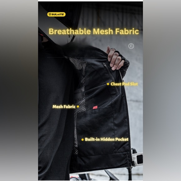 NWOT; SULAITE™ Racing Style Summer Motorcycle Jacket✨ - Picture 11 of 16